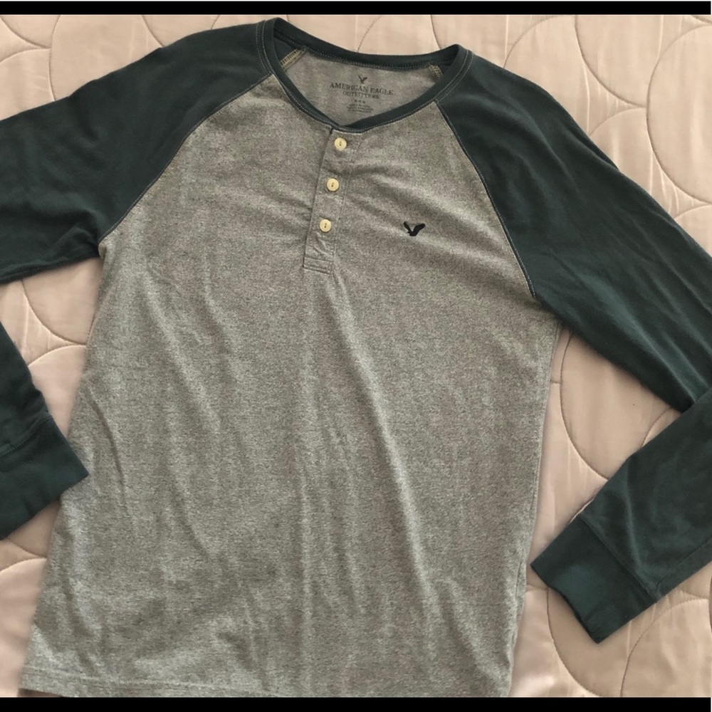 Henley Tee American Eagle Outfitters